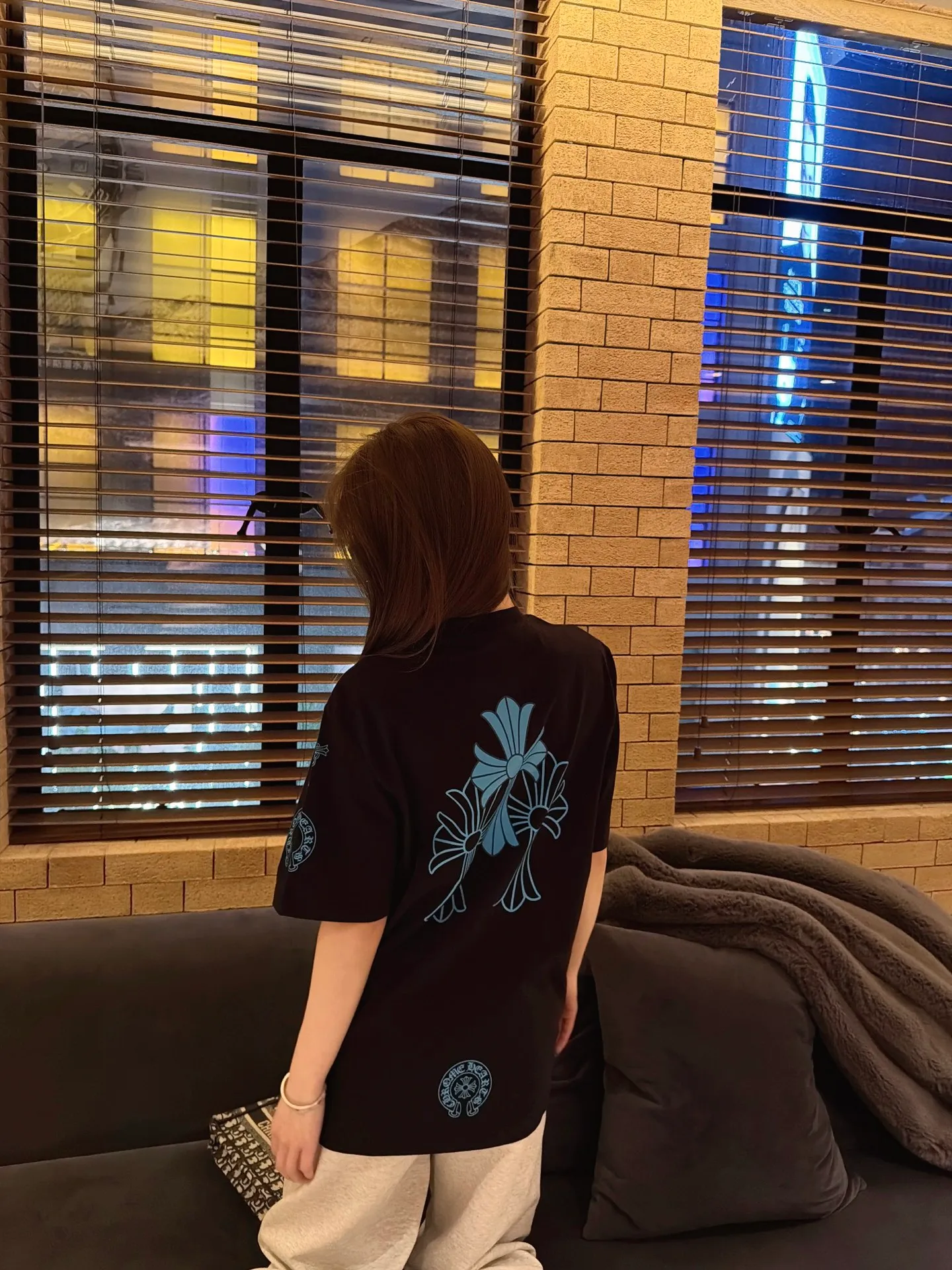 CHROME HEARTS CH Blue T #